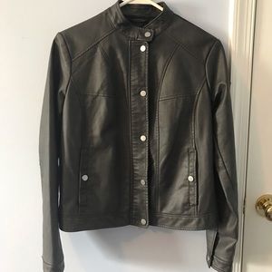 Vegan leather jacket